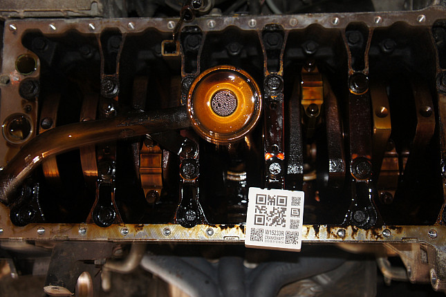 Фотография блока двигателя без поддона (коленвала) VOLVO B 5252 S