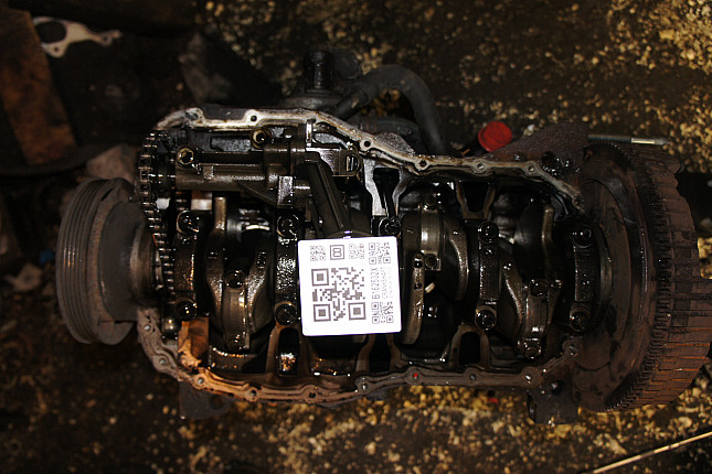 Фотография блока двигателя без поддона (коленвала) RENAULT K9K 722