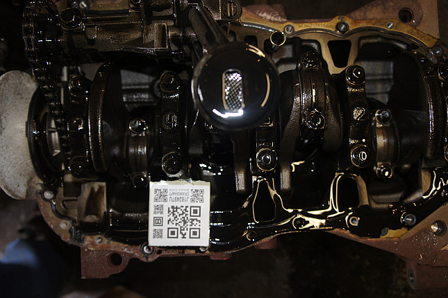 Фотография блока двигателя без поддона (коленвала) NISSAN K9kH282
