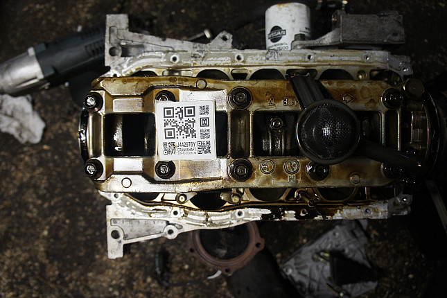 Фотография блока двигателя без поддона (коленвала) NISSAN CGA3DE