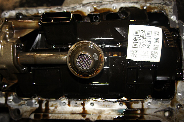 Фотография блока двигателя без поддона (коленвала) VW AEH