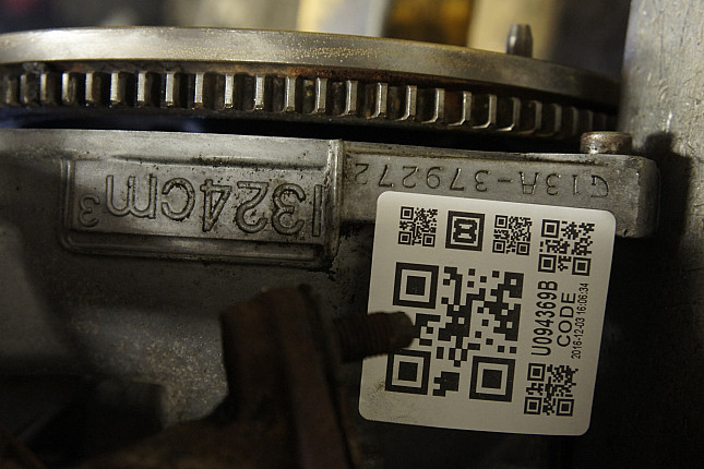 Номер двигателя и фотография площадки Suzuki G13A