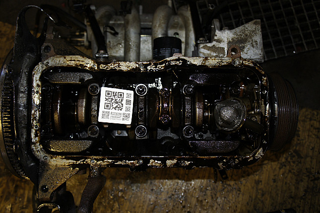 Фотография блока двигателя без поддона (коленвала) Nissan QG18DE