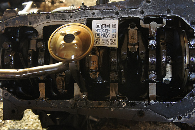 Фотография блока двигателя без поддона (коленвала) VW AXL