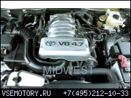 2003-2004 TOYOTA 4 RUNNER 4.7L V8 ДВИГАТЕЛЬ МЕНЕЕ 54K